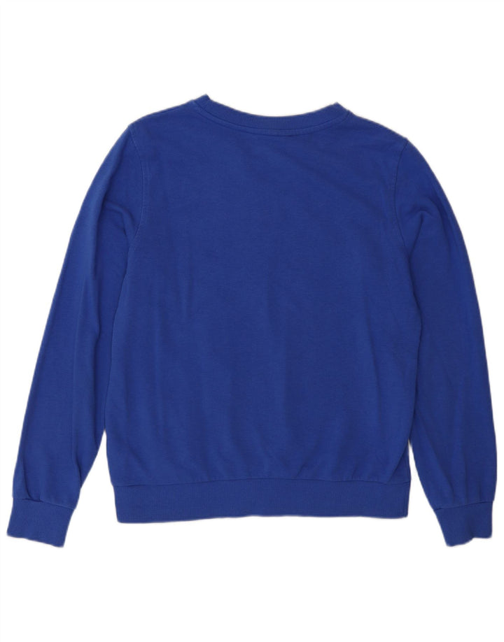 Felpa oversize da donna Marks & Spencer UK 10 piccola in cotone blu