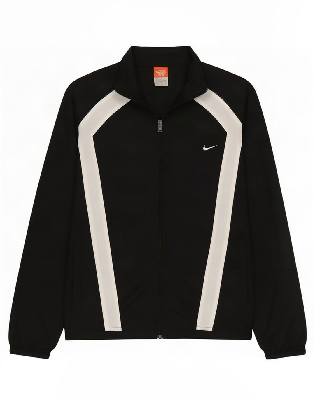 Giacca da tuta da uomo Nike UK 38/40 nylon color block nero medio