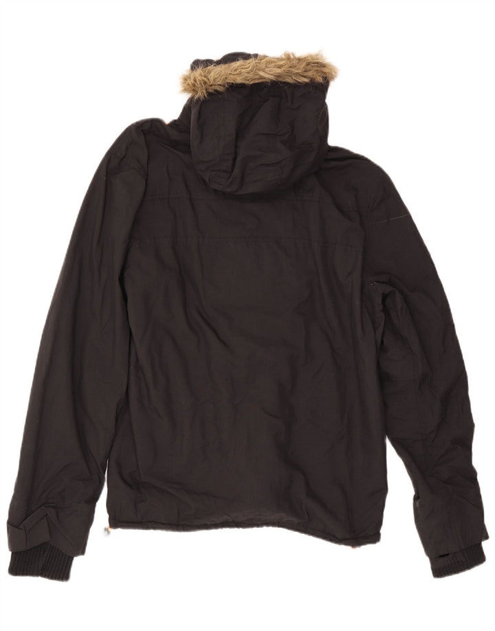 Giacca a vento da donna Superdry Windcheater UK 16 grande nera