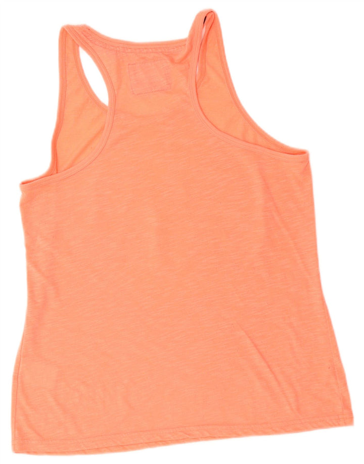 Canottiera grafica da donna Superdry UK 14 Large Arancione Poliestere
