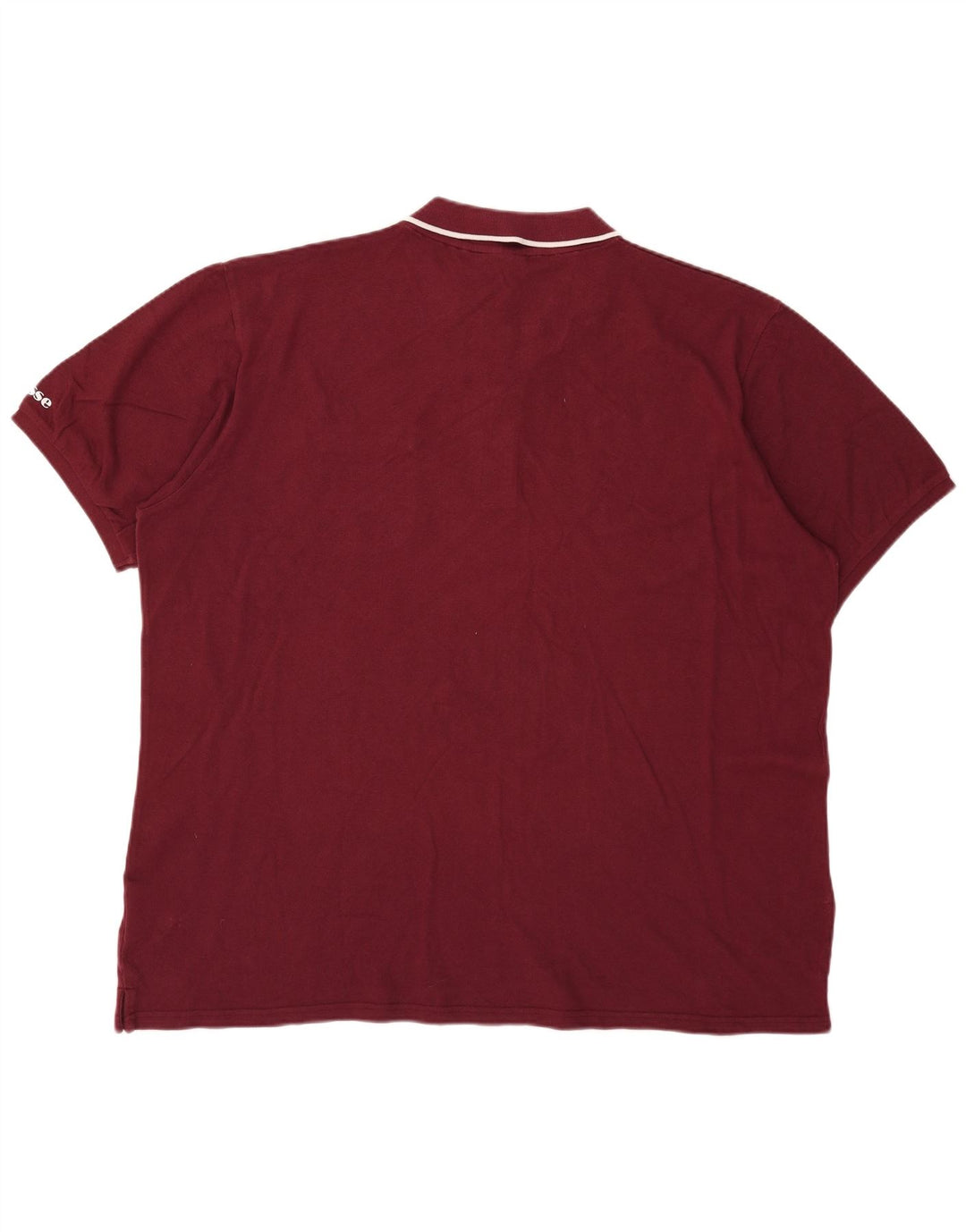 Polo da uomo Ellesse 2XL in cotone bordeaux