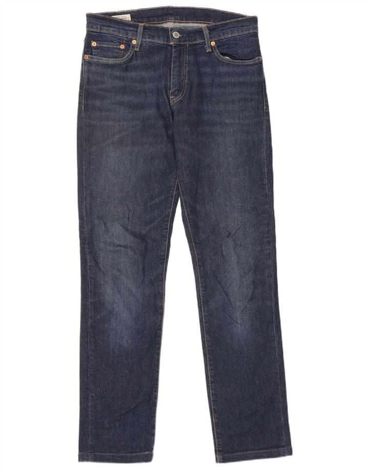 Jeans slim da uomo LEVI'S W30 L34 cotone blu