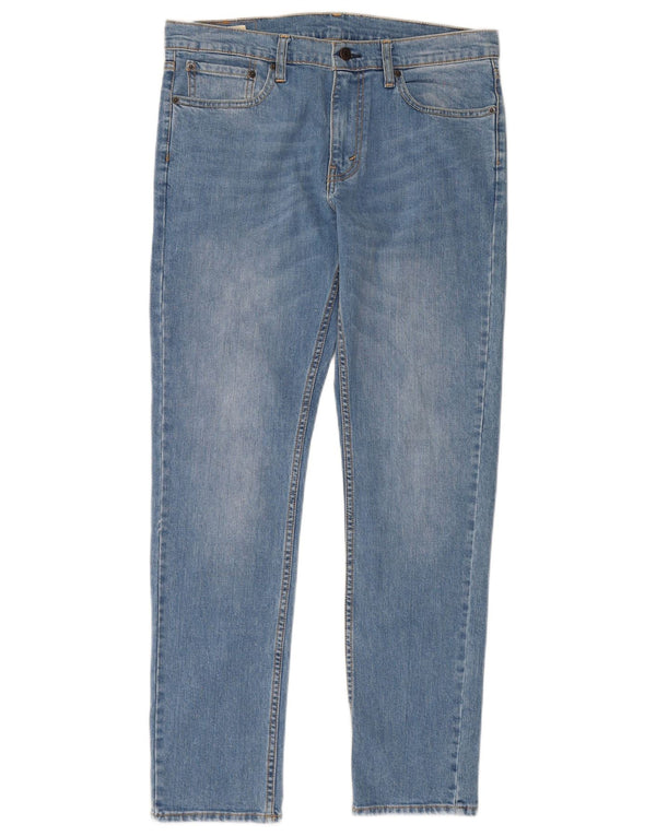 Levi's Uomo 511 Slim Jeans W32 L32 Cotone Blu