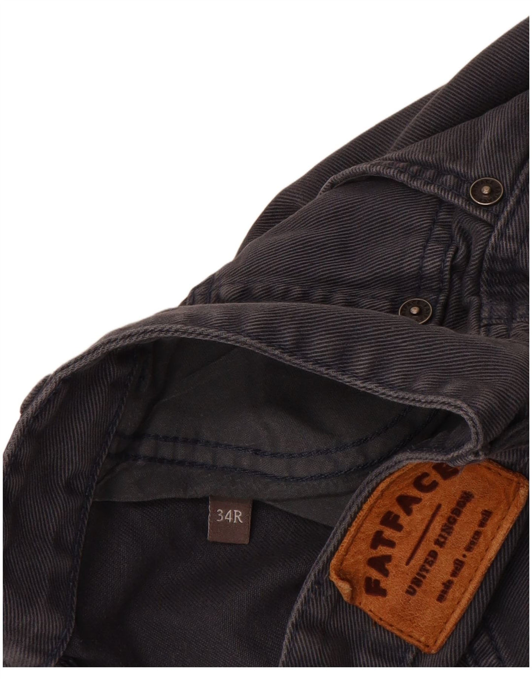 Jeans affusolati da uomo Fat Face W34 L32 cotone grigio
