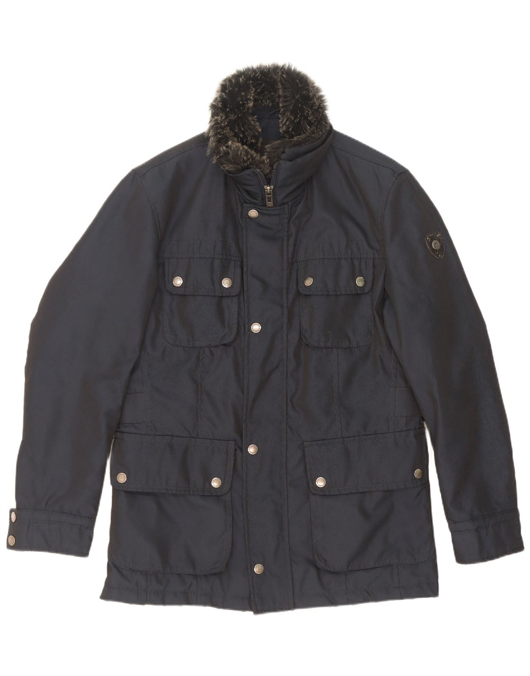 Giacca utility da uomo Wampum UK 38 poliestere blu navy medio