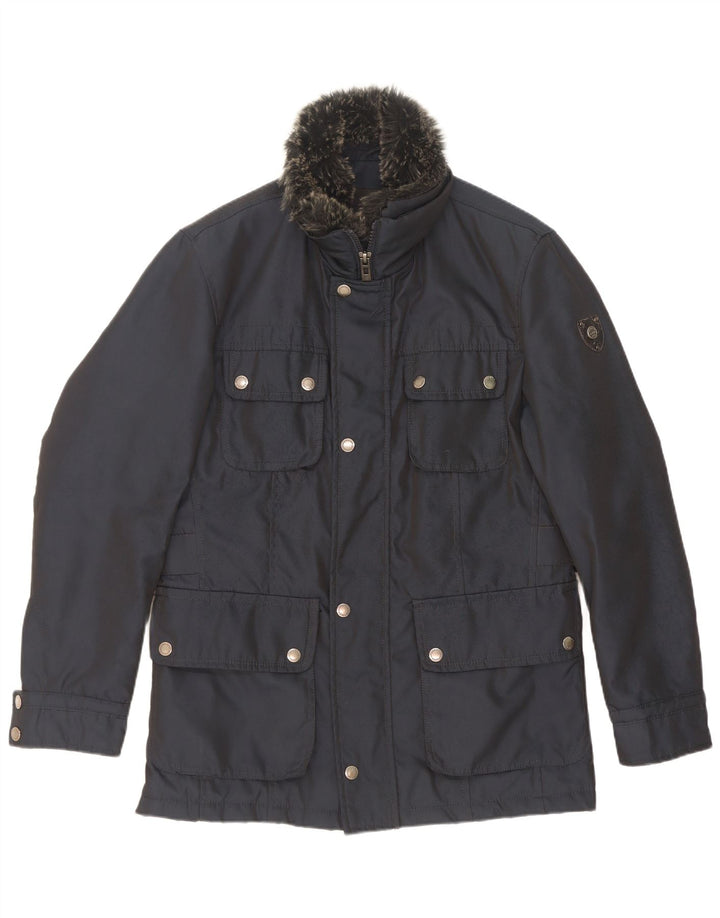 Giacca utility da uomo Wampum UK 38 poliestere blu navy medio