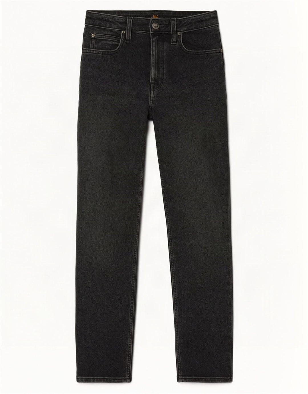 Jeans dritti Carol da donna Lee W27 L27 cotone grigio