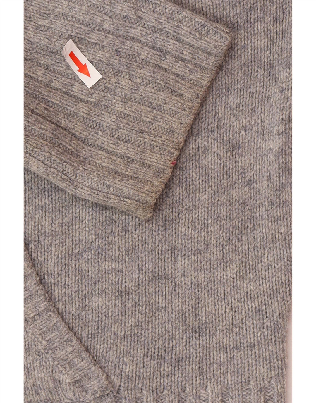 Maglione cardigan con cappuccio da donna Marks & Spencer UK 16 grande grigio