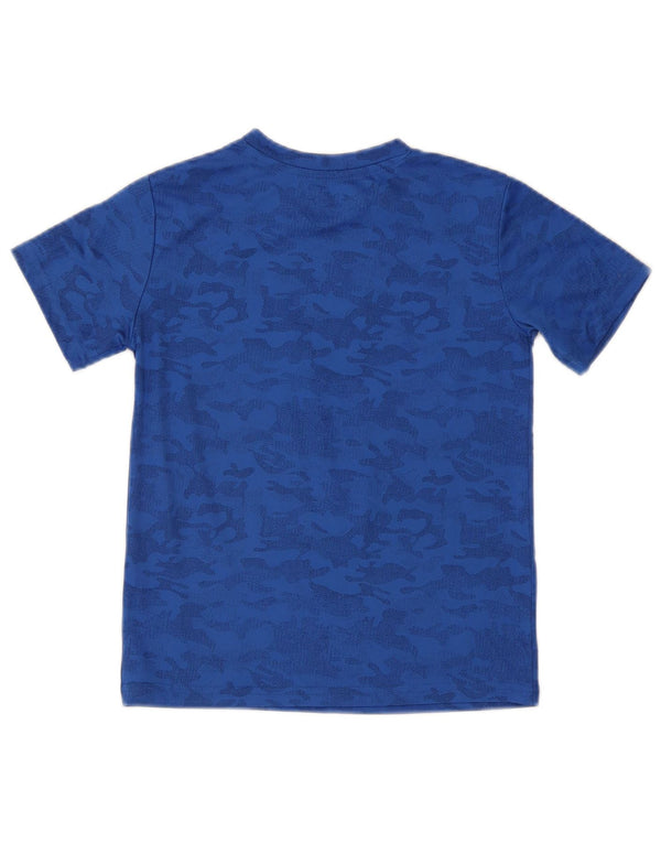 T-shirt da ragazzo Champion Top 10-11 anni mimetica blu