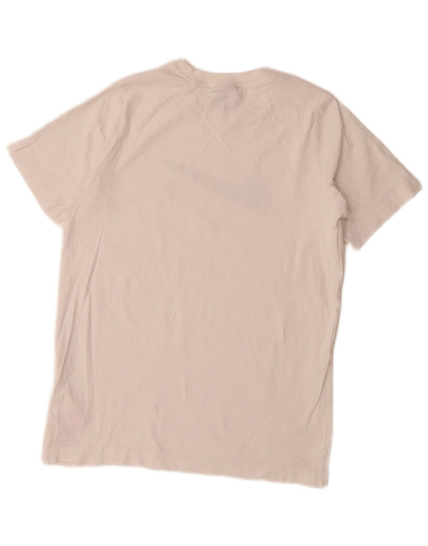 T-shirt grafica da ragazzo Nike Top 13-14 anni XL cotone bianco