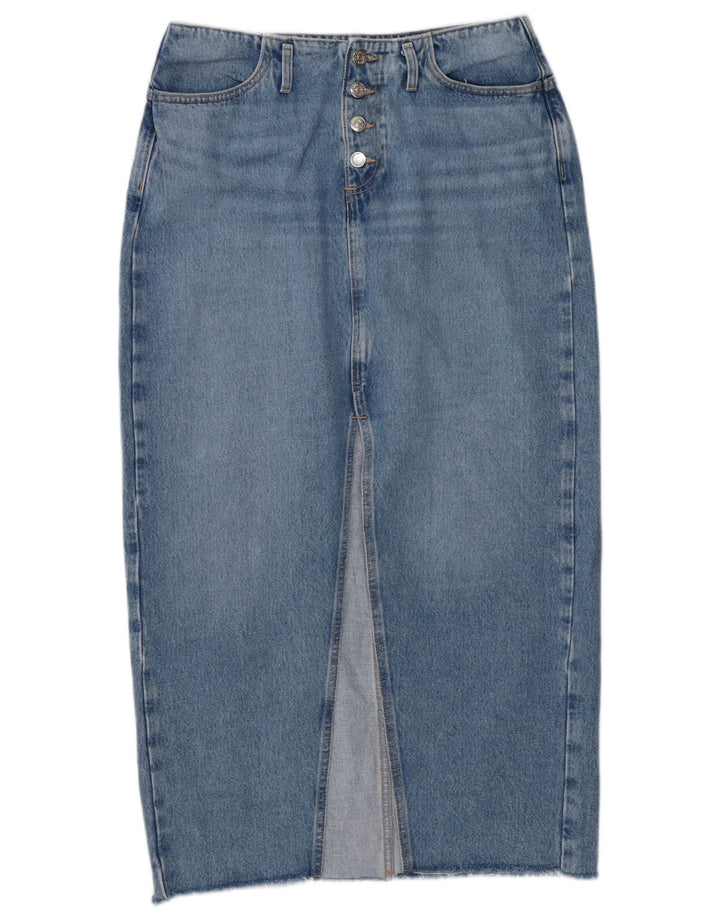 Gonna di jeans ZARA da donna grande W32 in cotone blu