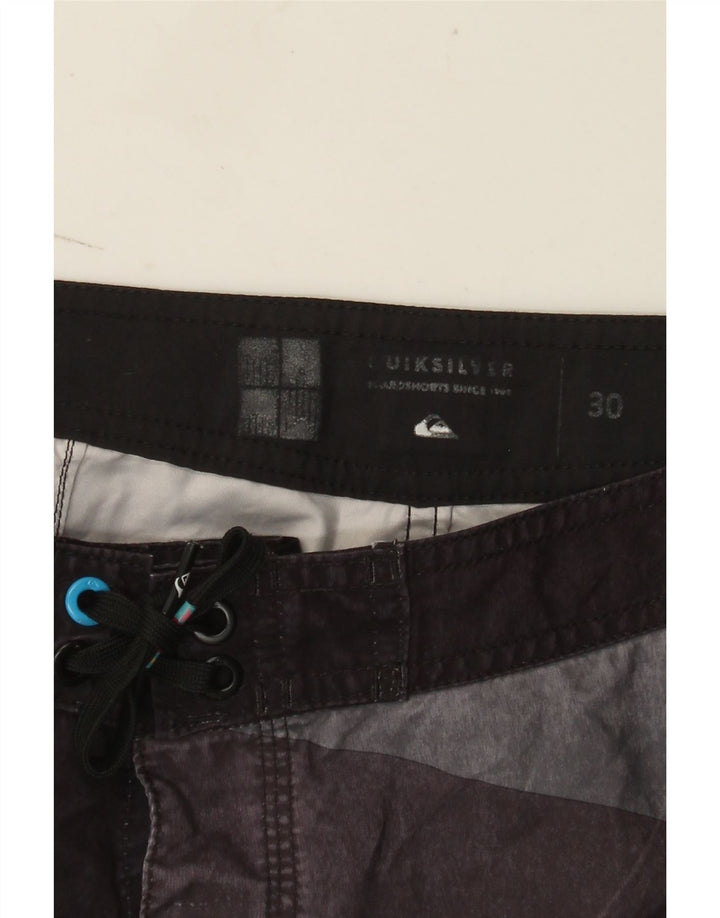 Quiksilver Pantaloncini da bagno grafici da uomo color block medio multicolore