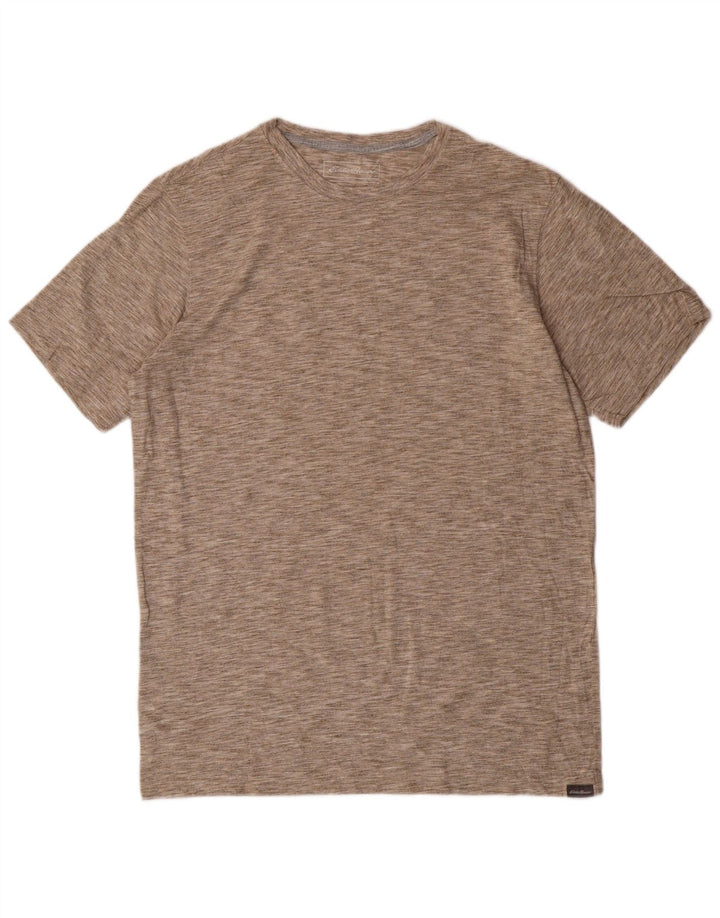T-shirt da uomo Eddie Bauer Top in cotone chiazzato beige medio