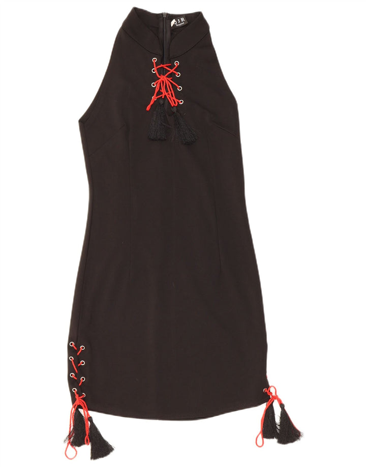 Abito tubino vintage da donna UK 12 medio nero