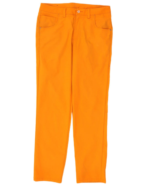 Pantaloni casual dritti da uomo Puma W32 L32 poliestere arancione