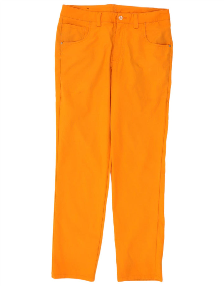 Pantaloni casual dritti da uomo Puma W32 L32 poliestere arancione