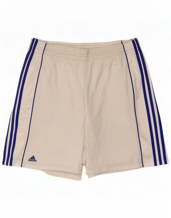 Adidas Pantaloncini sportivi da uomo XL Poliestere bianco