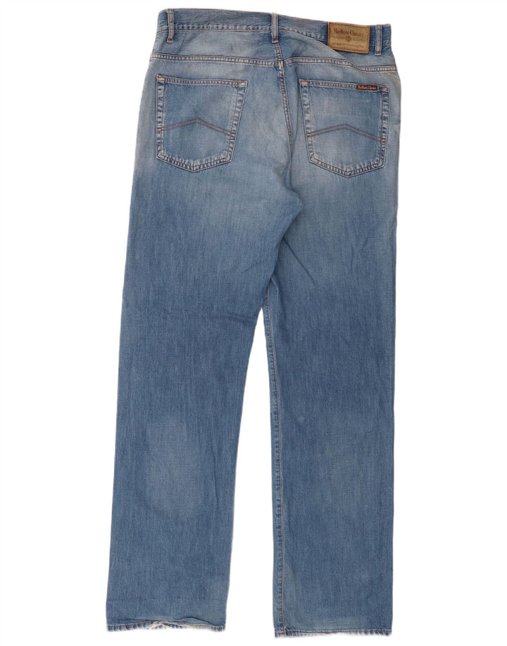 Jeans dritti da uomo Marlboro Classics W36 L34 cotone blu