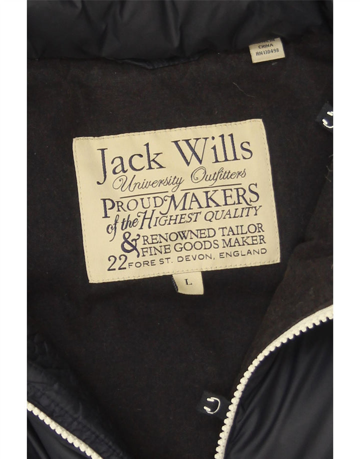 Gilet imbottito da uomo Jack Wills UK 40 grande blu navy