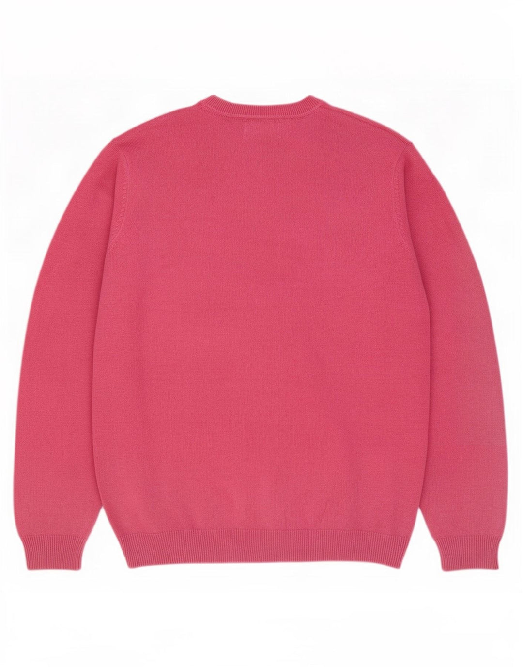 Marks & Spencer Maglione da uomo con scollo a V blu Harbour, grande lino rosa
