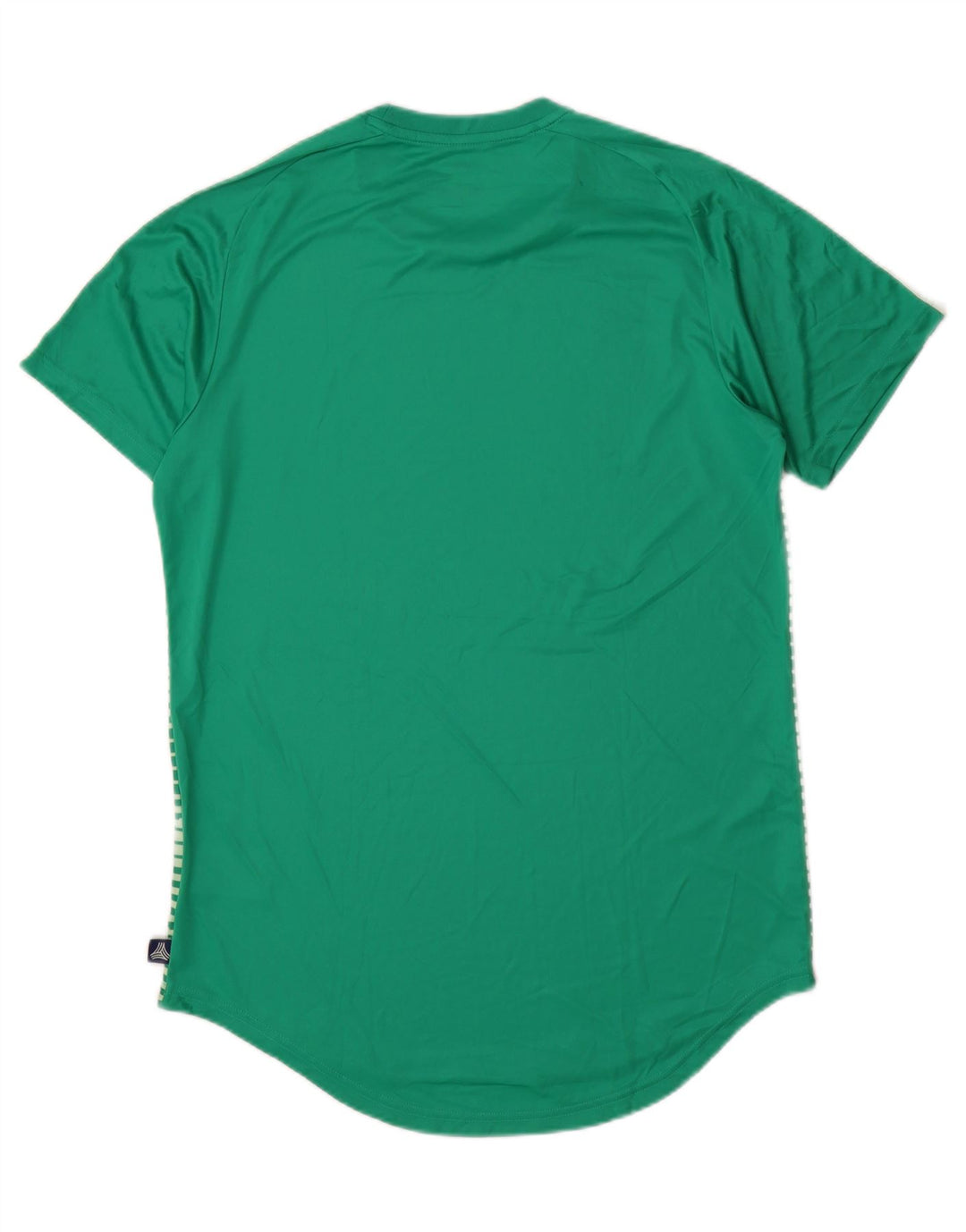 T-shirt ADIDAS da uomo Climalite Top in poliestere a righe verdi grandi