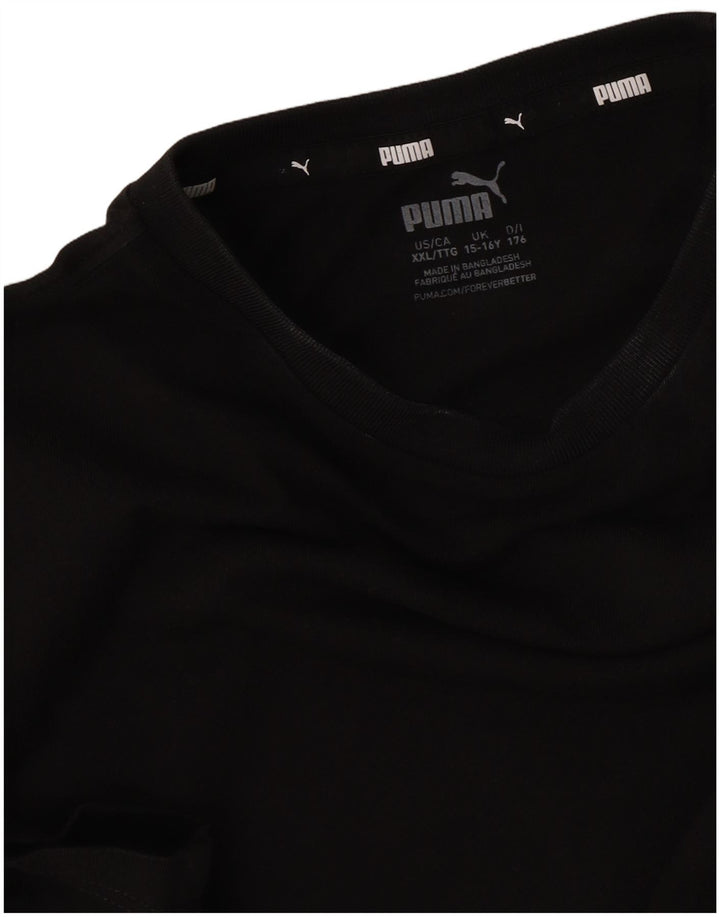 Maglietta Puma da bambino 15-16 anni Nera