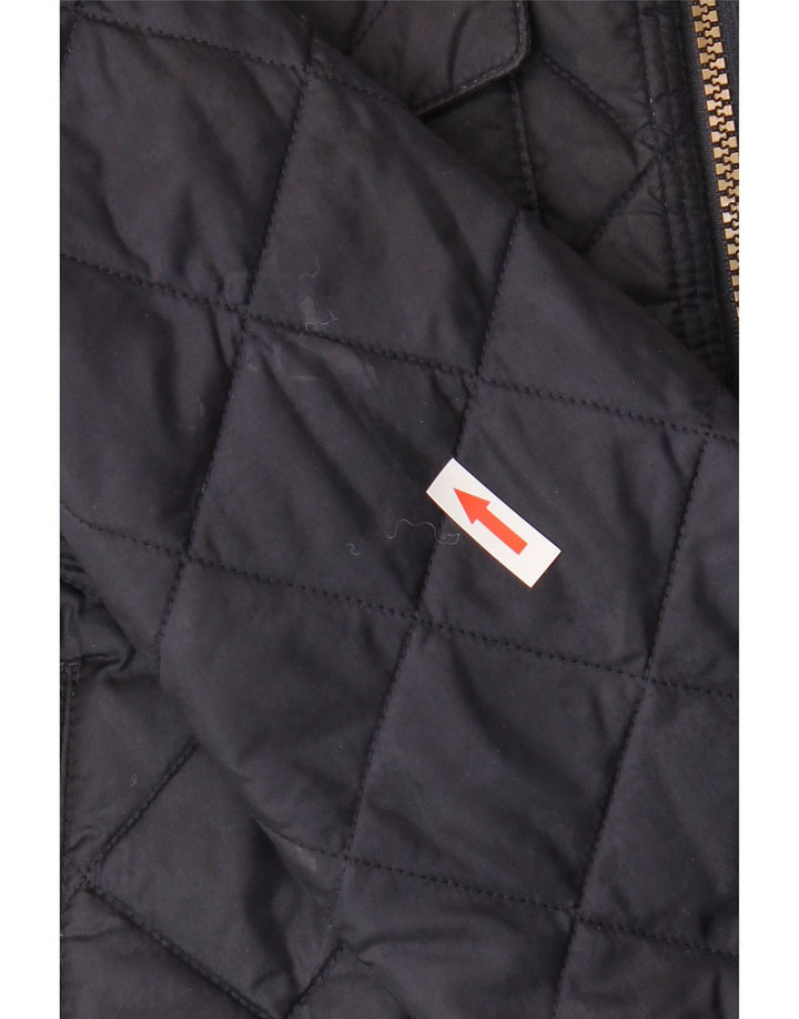 Giacca trapuntata da uomo Barbour UK 36 Small Blu Navy in poliammide