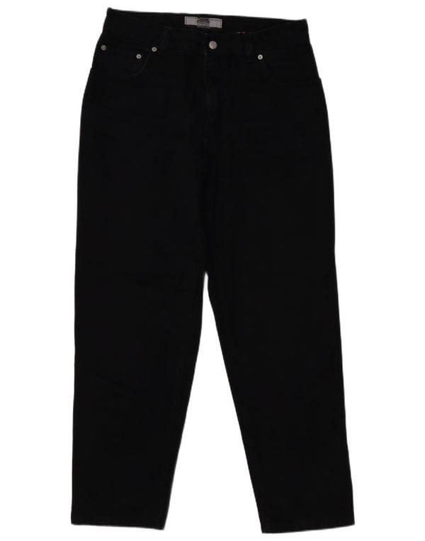 Pioneer Mens Tapered Jeans W34 L32 Black Cotton