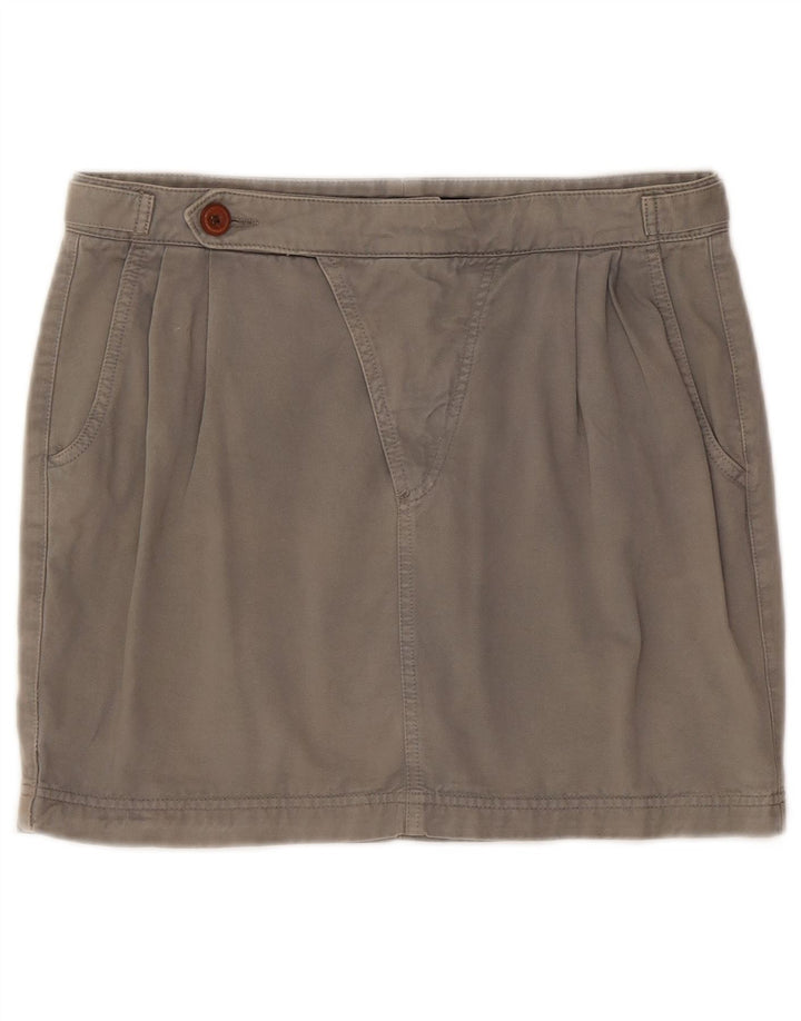 Minigonna con pegging Zara Trafaluc da donna EU 42 grande W32 grigia