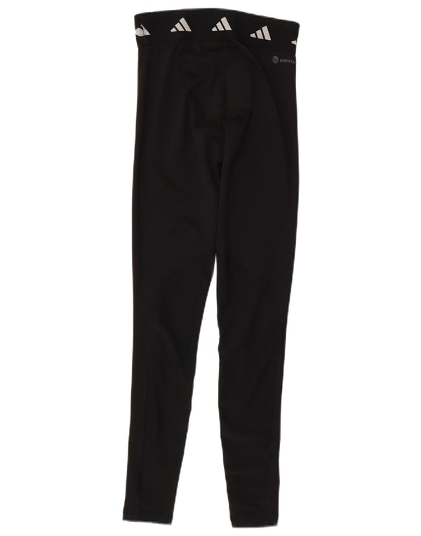 Leggings grafici Adidas Aeroready da donna UK 4/6 XS neri