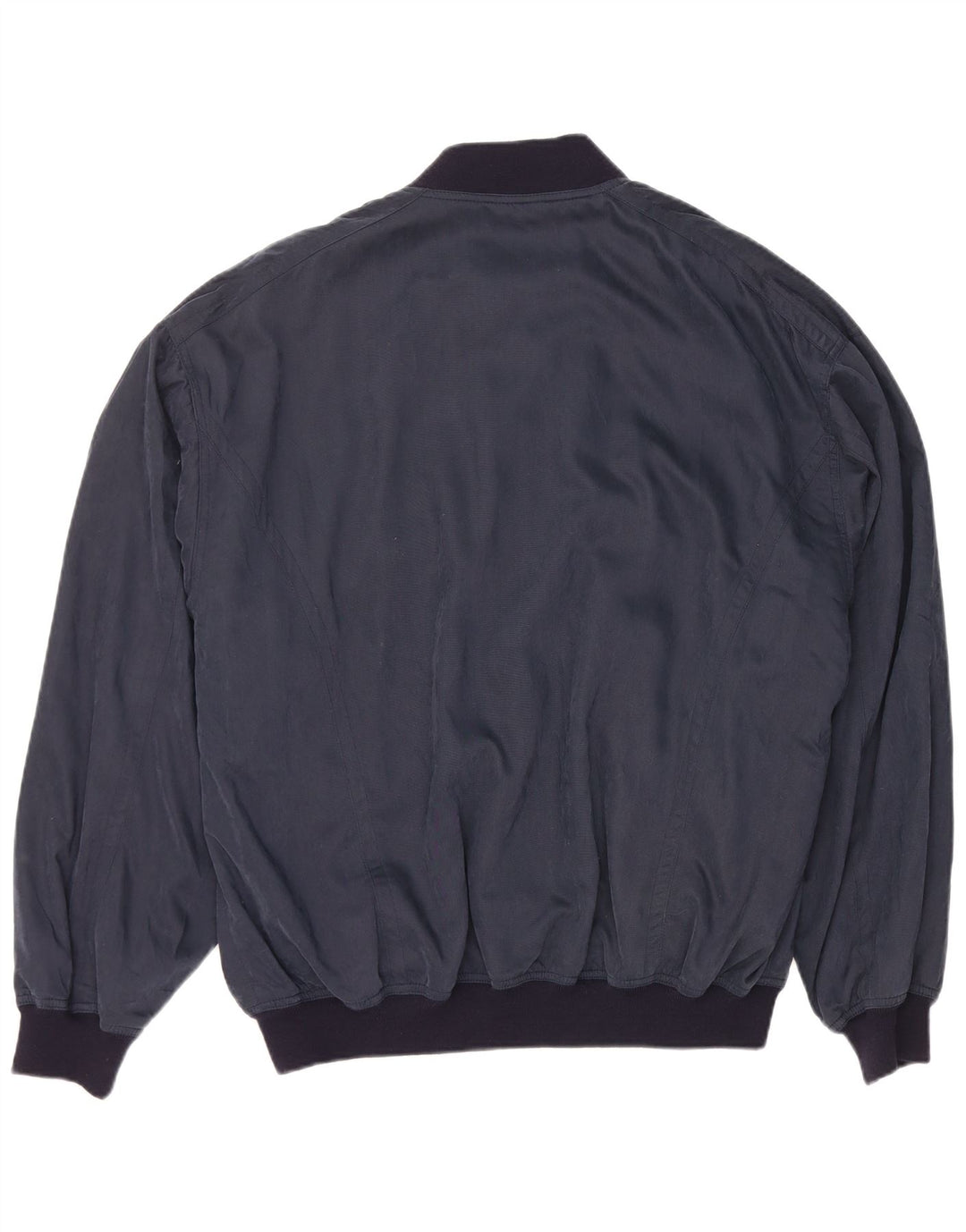 Giubbotto bomber da uomo NAVIGARE UK 40 Large in viscosa blu navy