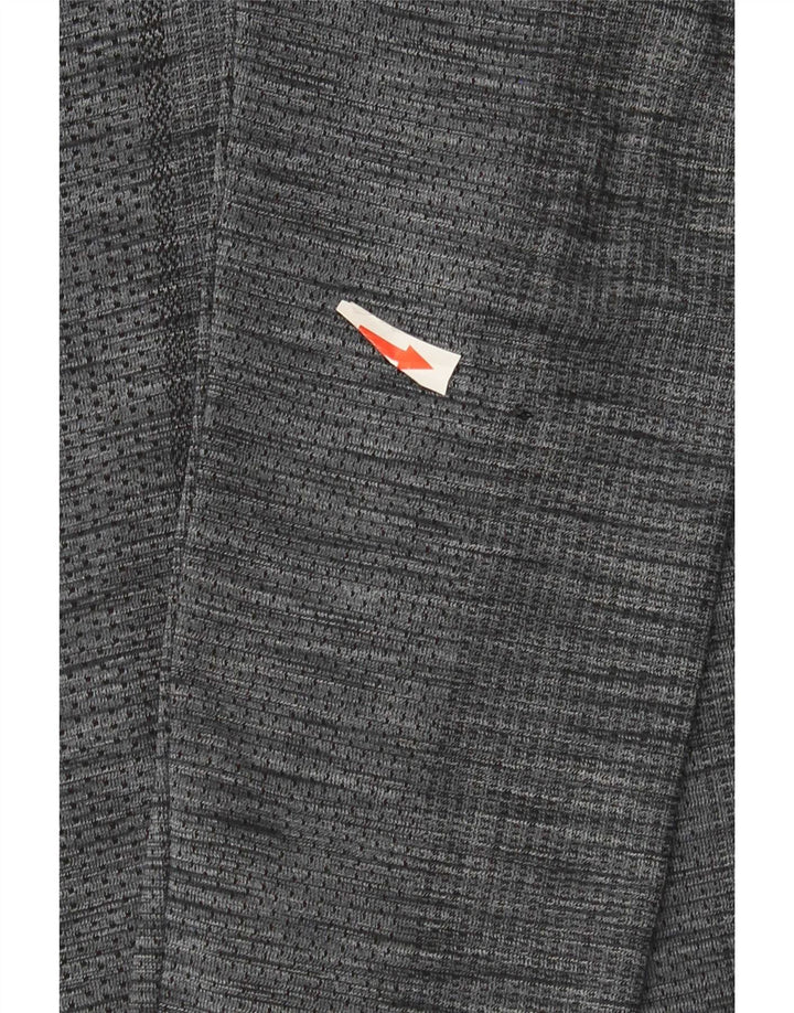 Under Armour Mens Heat Gear Top manica lunga grigio medio chiazzato
