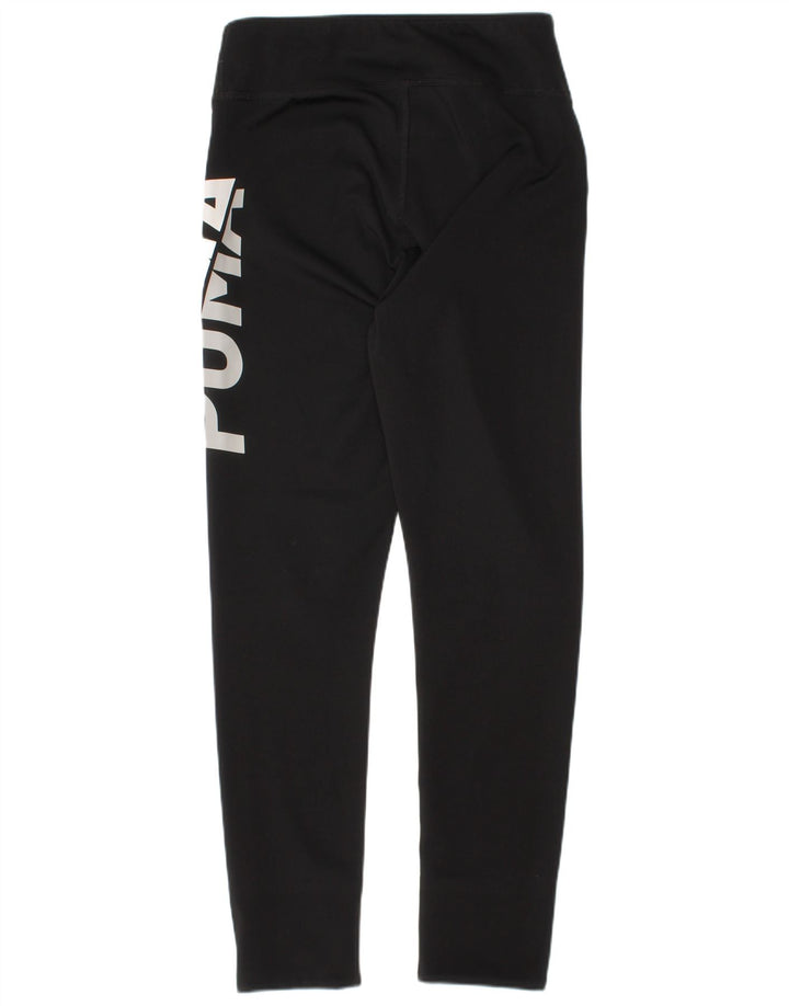 Leggings grafici per ragazze Puma 9-10 anni Poliestere nero