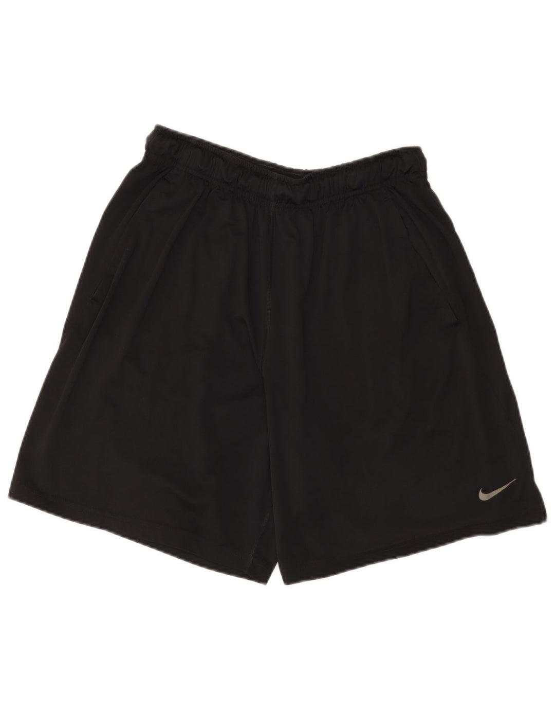 Pantaloncini sportivi Nike Dri Fit da uomo, grandi, in poliestere nero