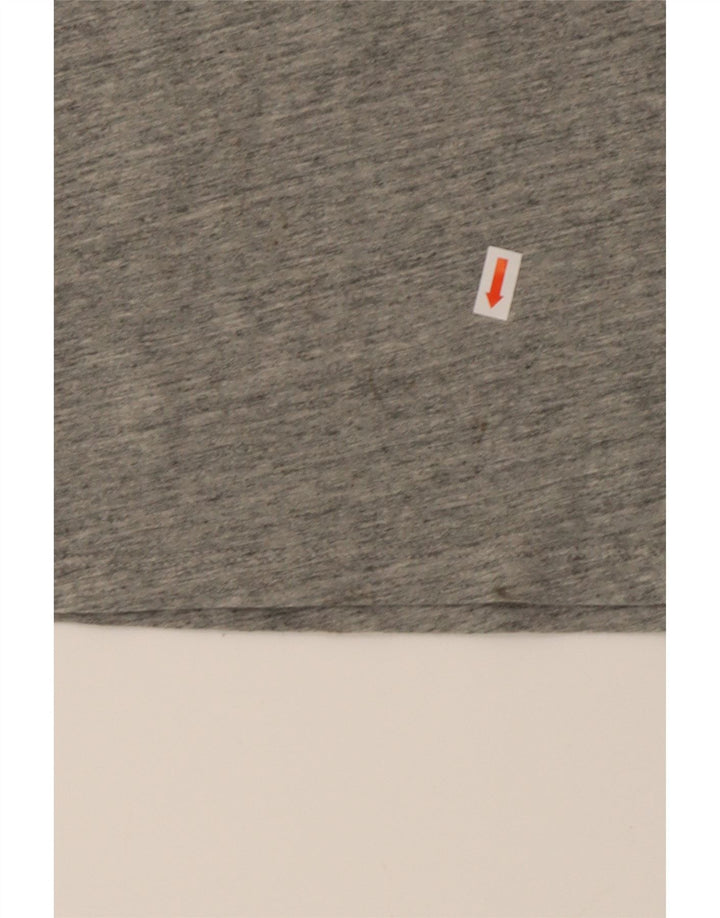 LEVI'S Womens Graphic T-Shirt Top UK 10 Small Grey Cotton Vintage Levi's and Second-Hand Levi's from Messina Hembry 