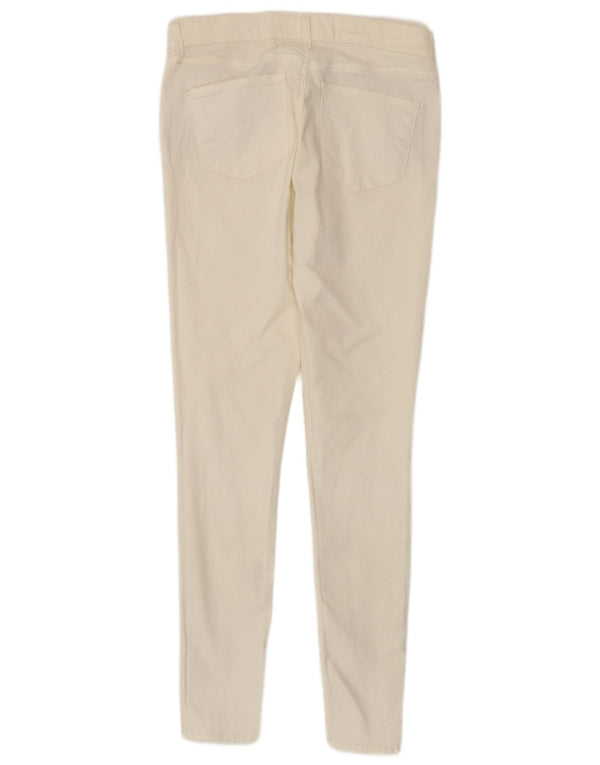 Jeans skinny Leigh da donna Topshop W30 L32 cotone bianco