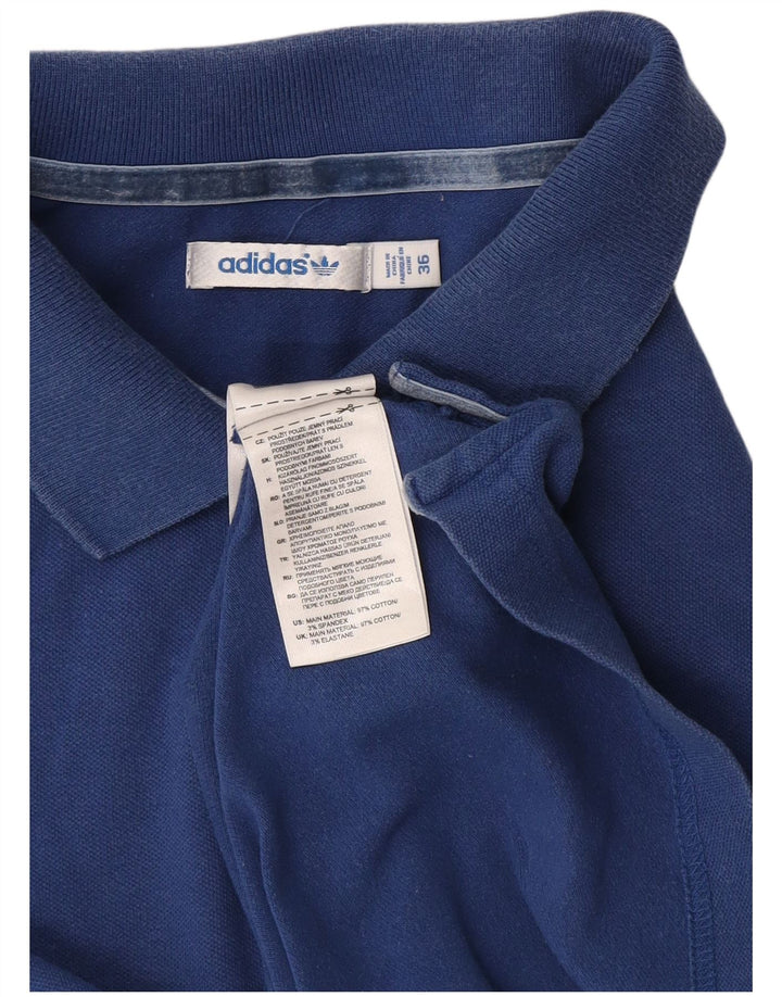 Polo Adidas da donna EU 36 piccola in cotone blu navy