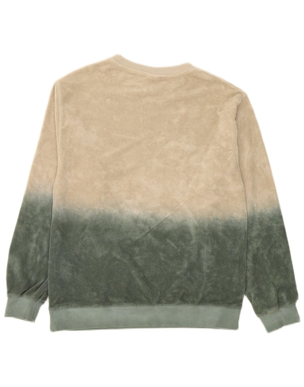 Felpa con grafica Zara per ragazzi, 13-14 anni, in cotone color block beige