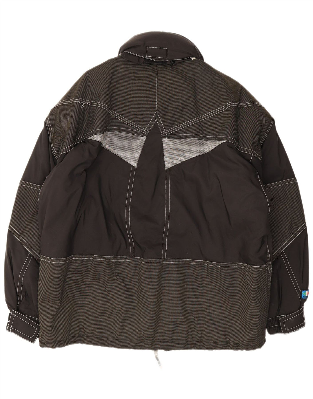 Giacca da sci con cappuccio grafica da uomo Colmar IT 48 Medium Black Colourblock