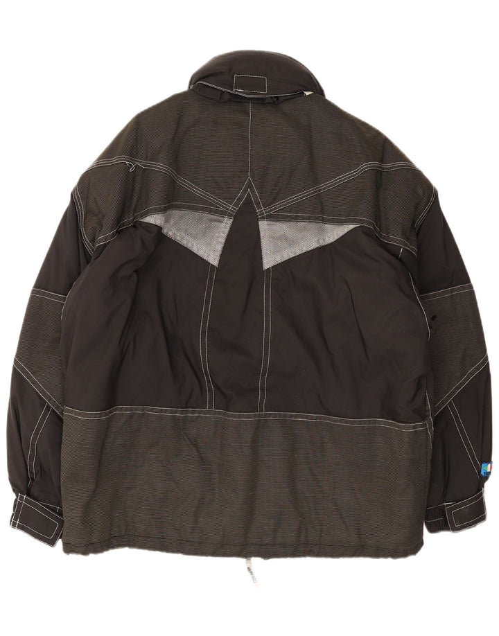 Giacca da sci con cappuccio grafica da uomo Colmar IT 48 Medium Black Colourblock