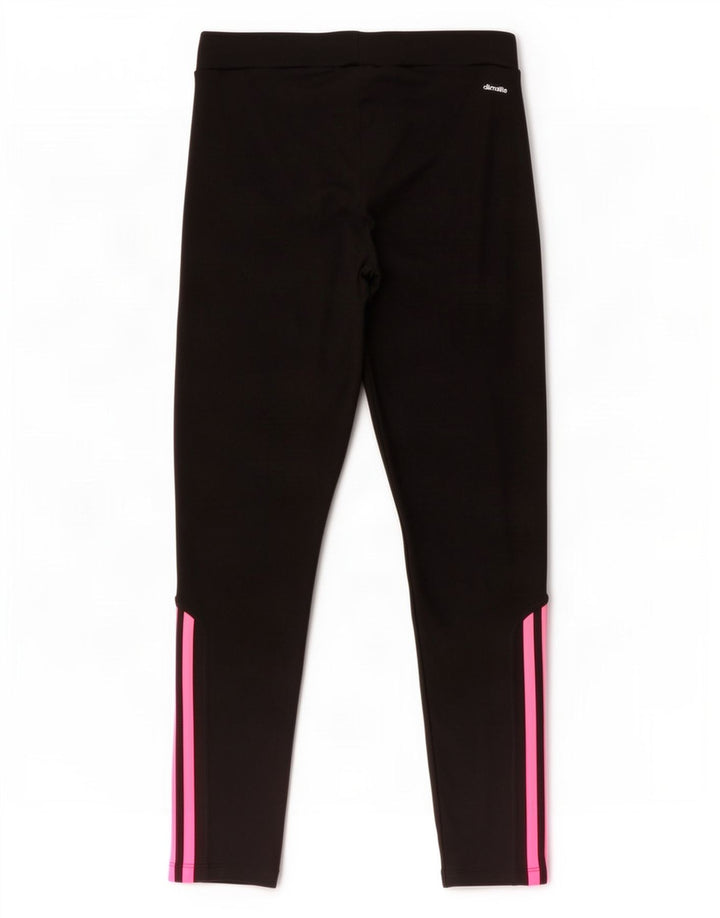 Leggings Adidas Climalite da donna UK 12/14 Poliestere nero medio
