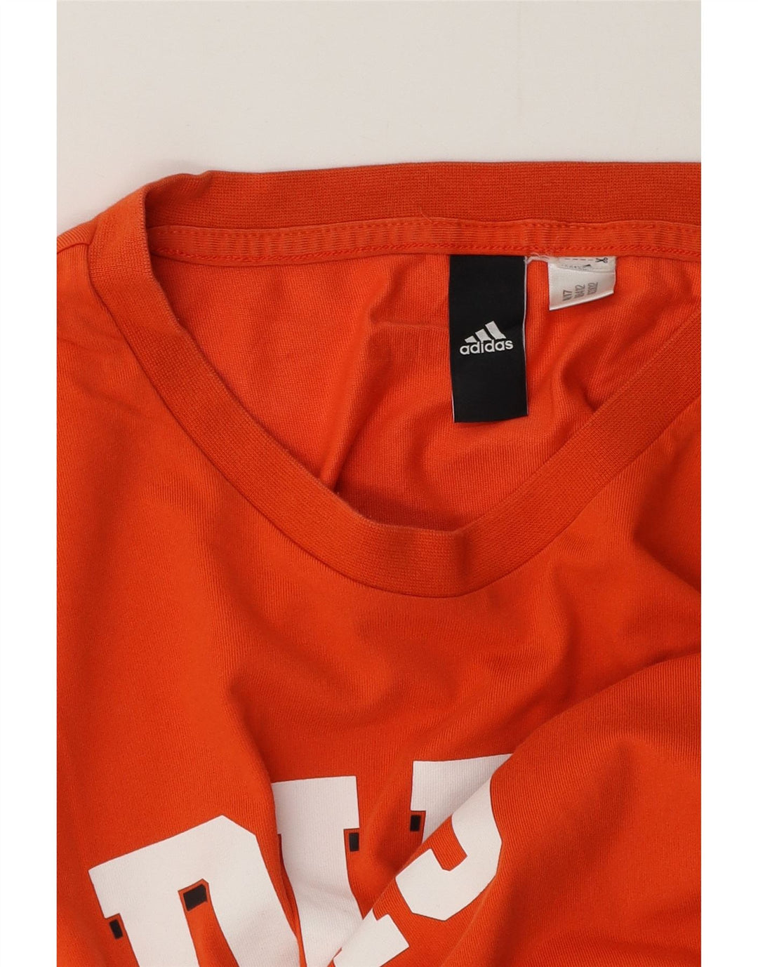 T-shirt grafica da uomo Adidas Top grande arancione