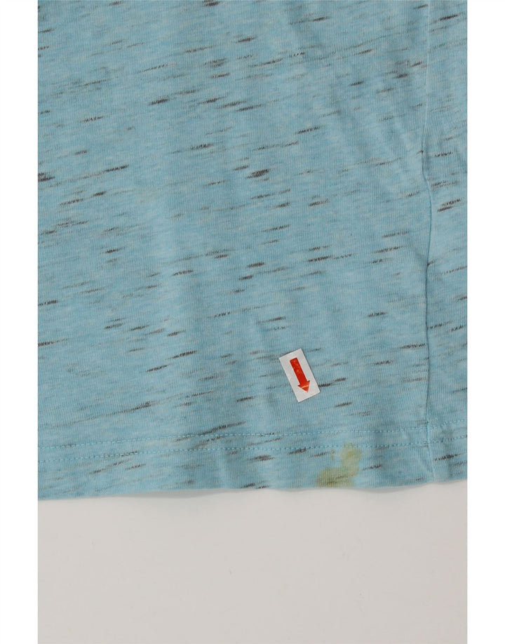 Maglietta grafica Adidas da ragazzo, 13-14 anni, in cotone mélange blu