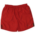 Pantaloncini da bagno da uomo Reebok grandi rossi in poliestere