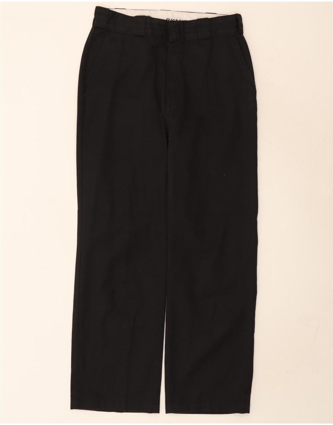 Pantaloni chino dritti da uomo Dickies W28 L27 poliestere nero