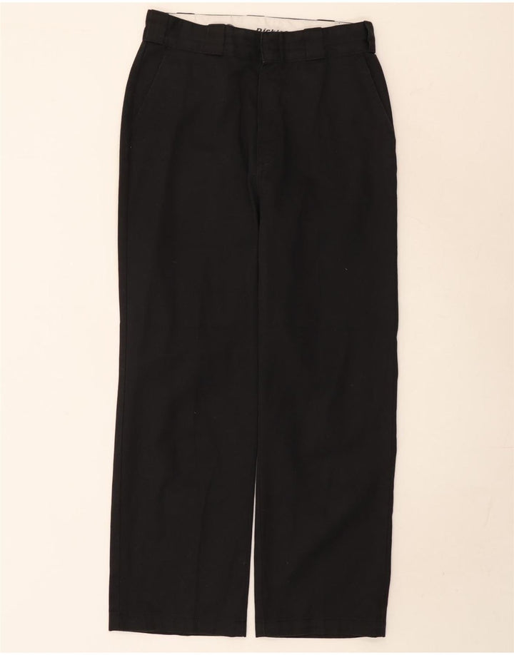 Pantaloni chino dritti da uomo Dickies W28 L27 poliestere nero