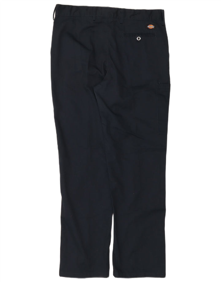 Pantaloni chino regolari da uomo Dickies W32 L31 poliestere blu navy
