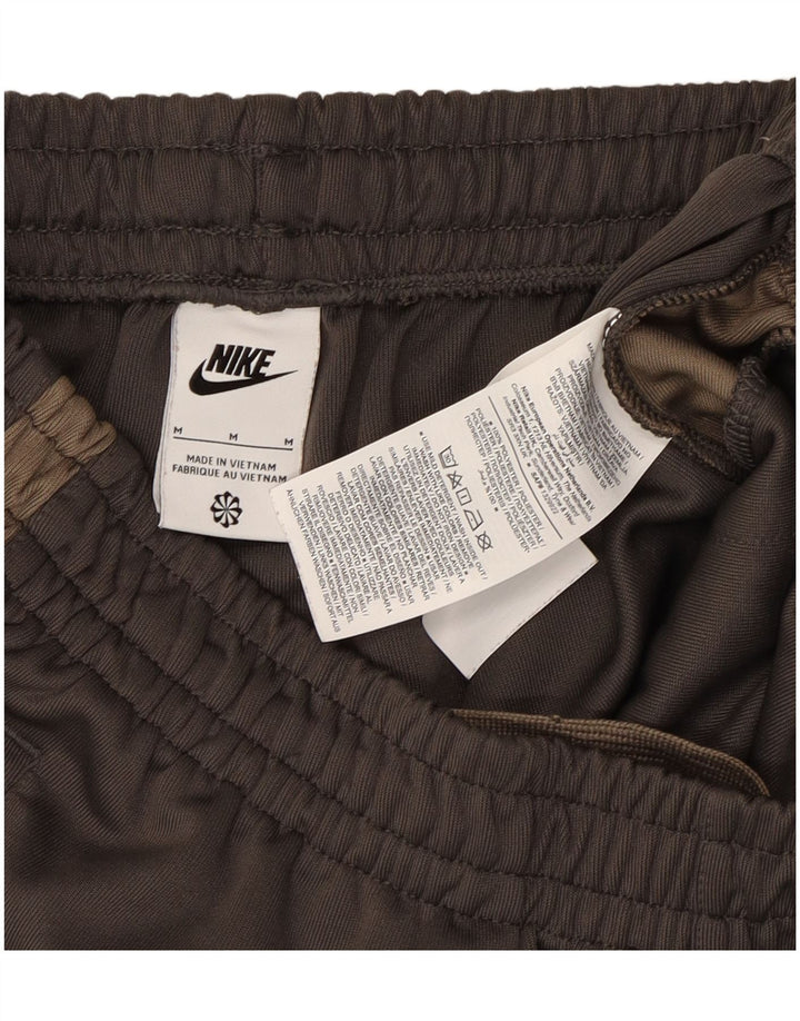 NIKE Mens Graphic Tracksuit Trousers Joggers Medium Grey Colourblock