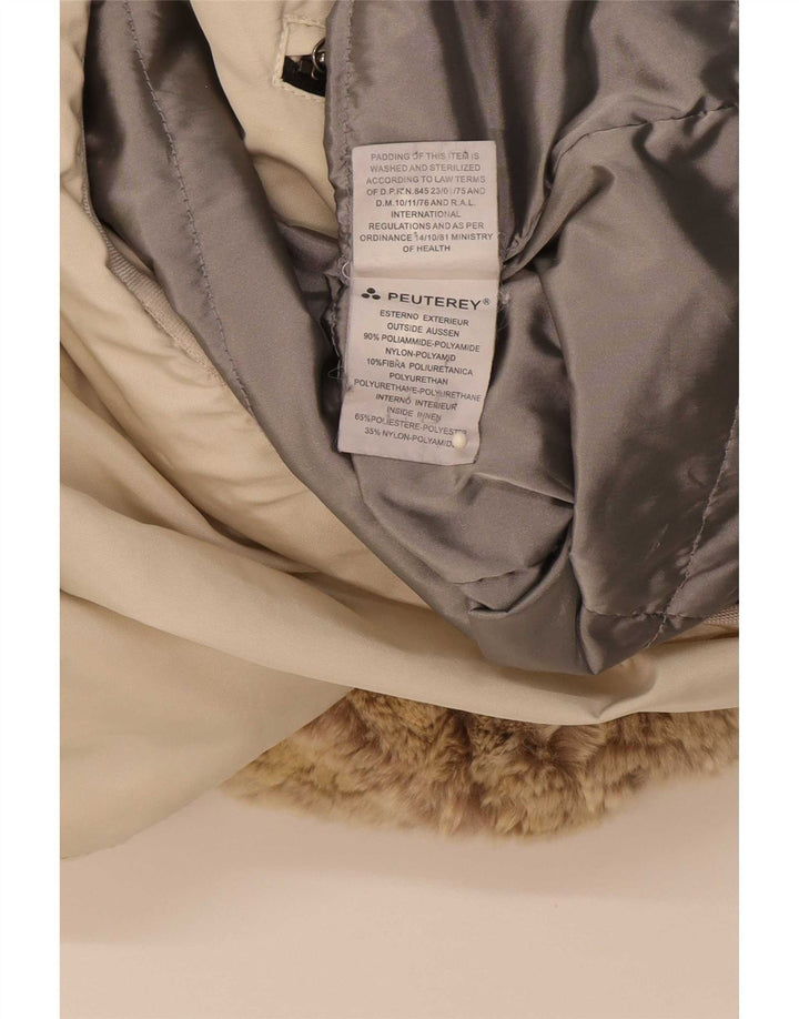 Piumino Donna PEUTEREY IT 40 Beige Medio Poliammide