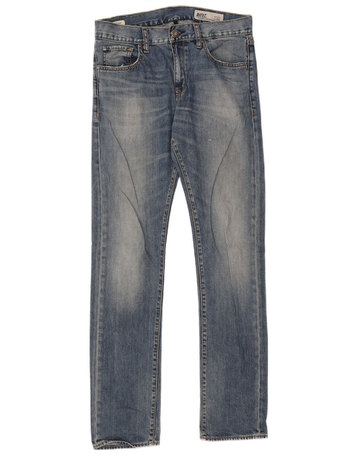 Jeans dritti da uomo Rifle W30 L33 in cotone blu